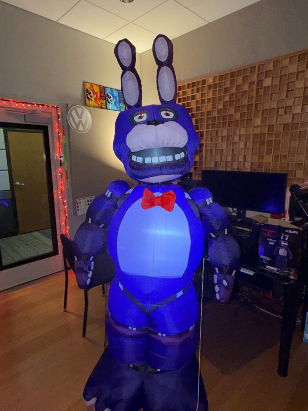 RARE Inflatable Bonnie from Five Nights at Freddy's Rubies